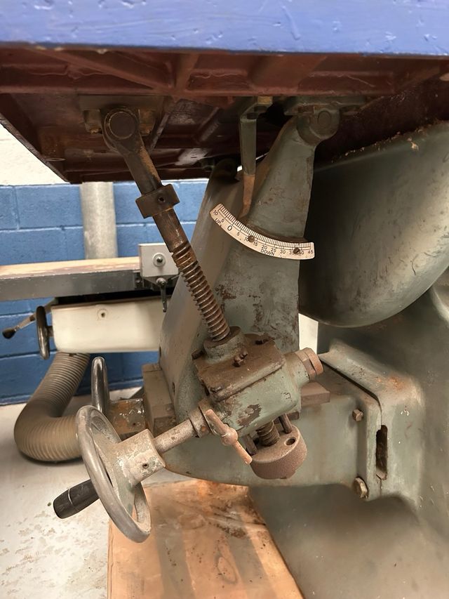 Lijadora disco Wadkin 760mm - usada