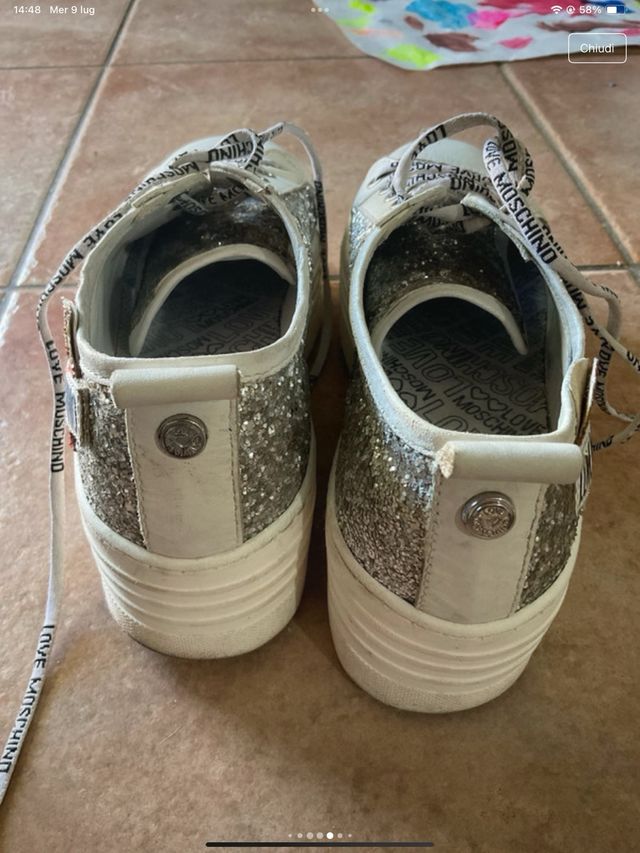 Love Moschino Scarpe Glitter 37 buono stato