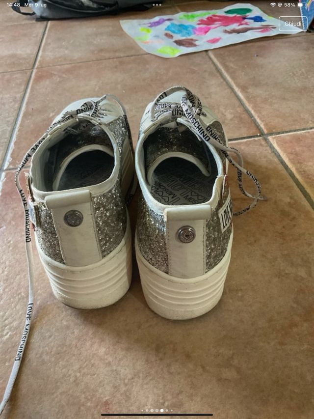 Love Moschino Scarpe Glitter 37 buono stato