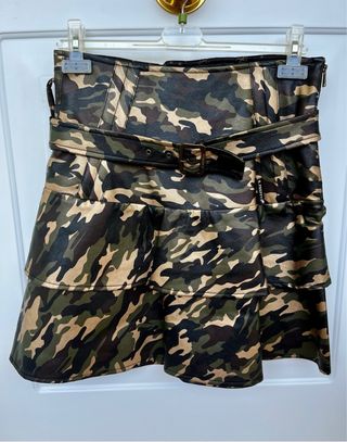 Falda militar mini, nueva