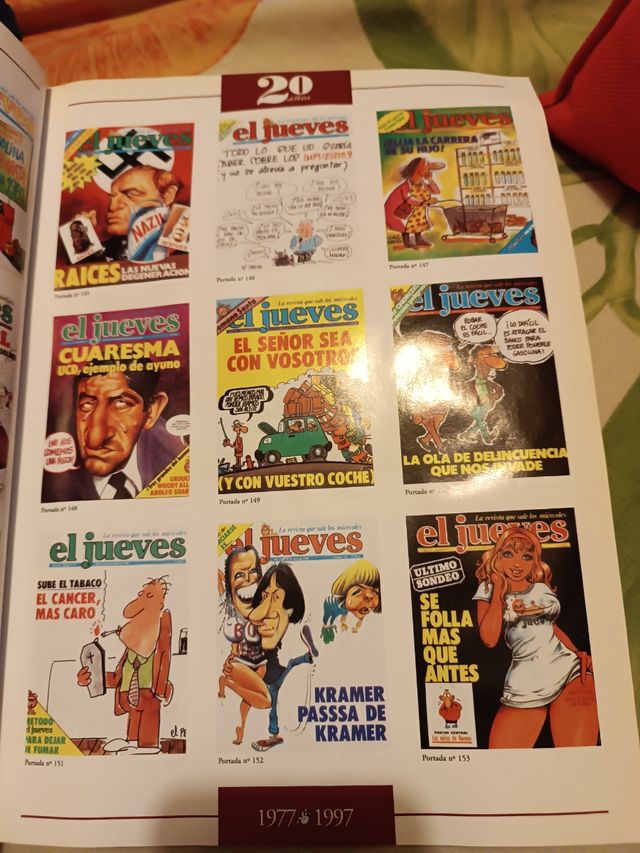 29 años portadas 1977 a 1997