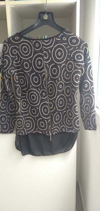 Jersey negro y dorado - Talla S