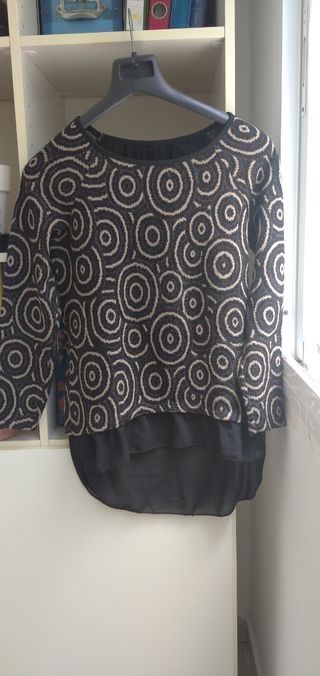 Jersey negro y dorado - Talla S