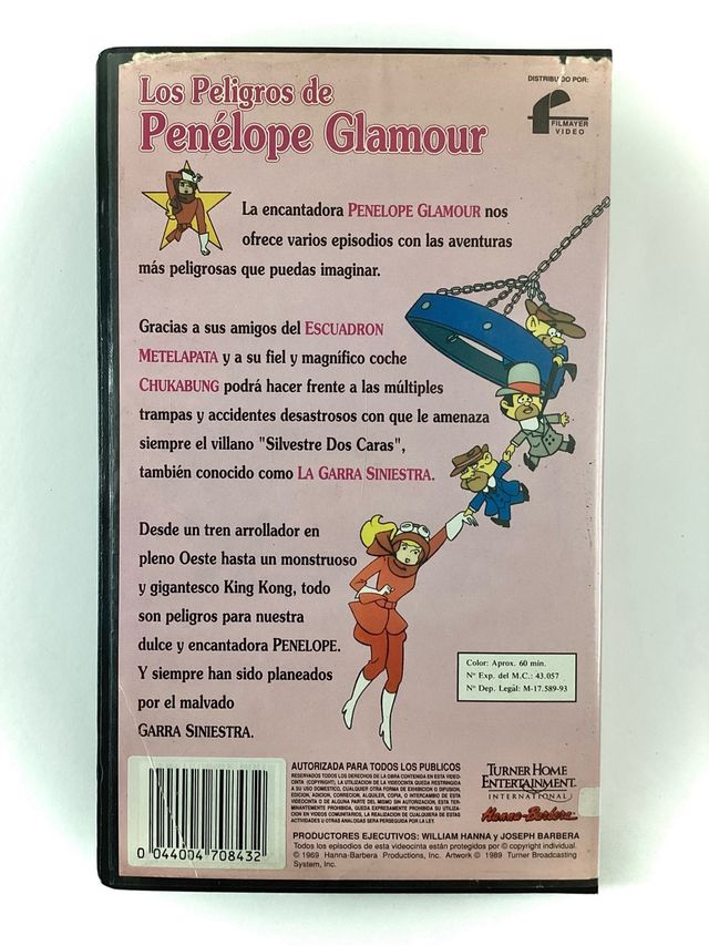 Los peligros de Penélope Glamour 1969 VHS 