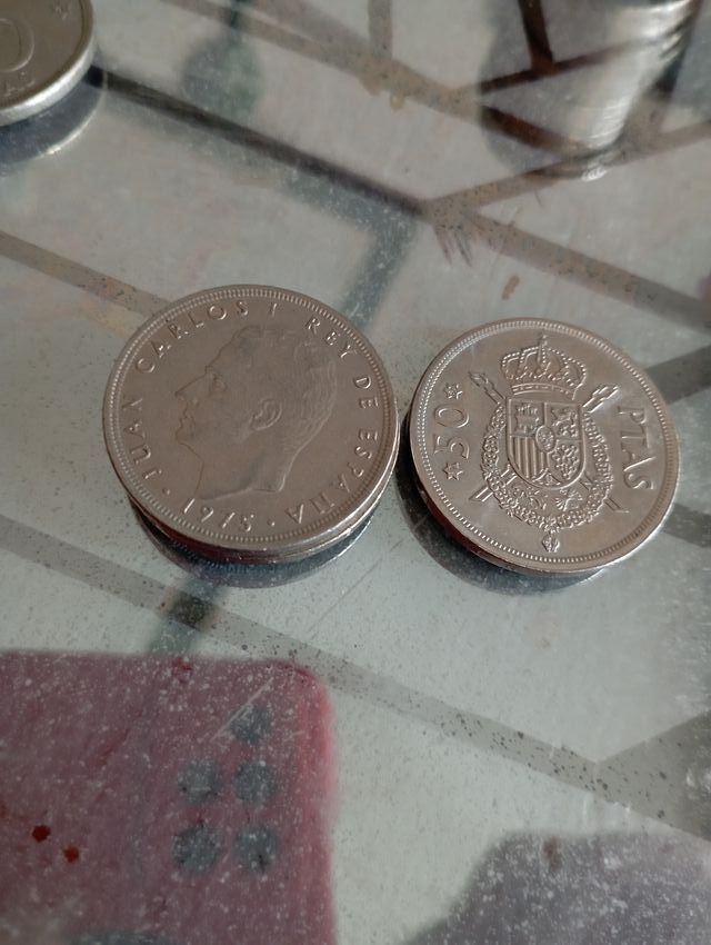 Lote de 3 Monedas España, 1975, 50 pesetas