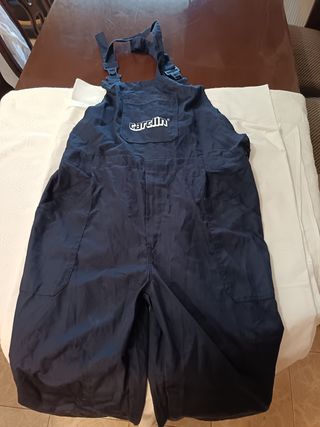 Pantalón peto trabajo negro