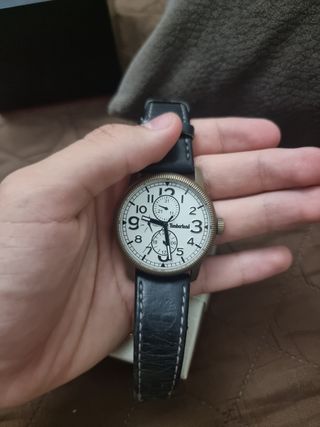 Reloj Timberland - Piel -  Negro/Marrón