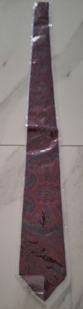 Cravatta Yves Saint Laurent - Rossa e Blu