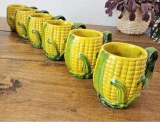 Set teiera & tazze mais - Ceramica