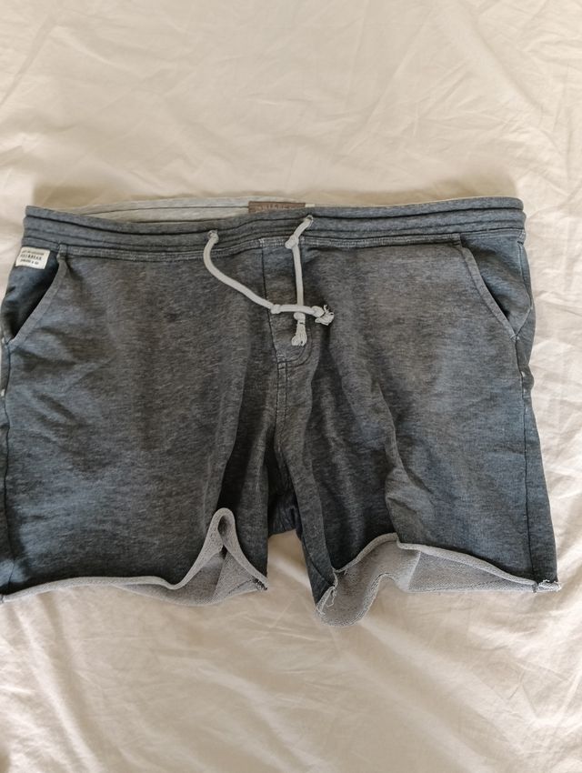 Shorts Grises - Pantalones Cortos