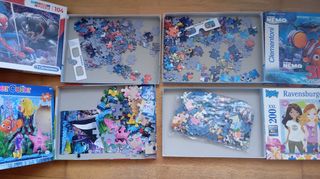 4 Puzzles Clementoni + Ravensburger
