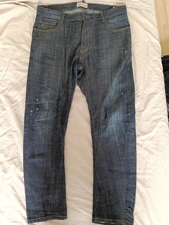 Jeans denim azul marino