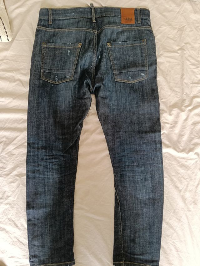 Jeans denim azul marino