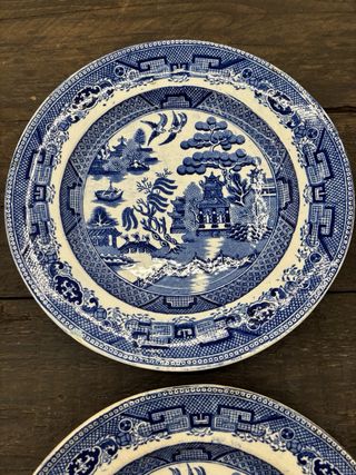 2 Piatti Blue Willow