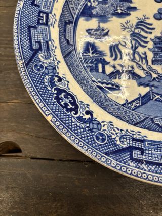 2 Piatti Blue Willow