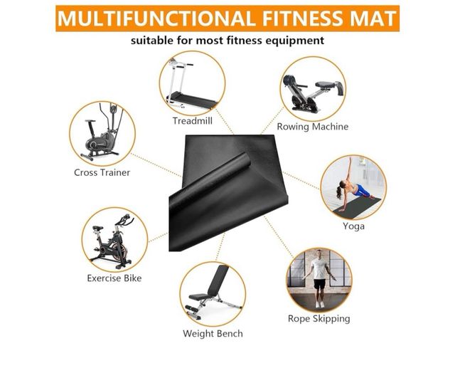 GIOVARA esterilla de Ejercicio Antideslizante