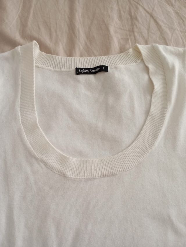 Camiseta Lefties Femme blanco - Talla L