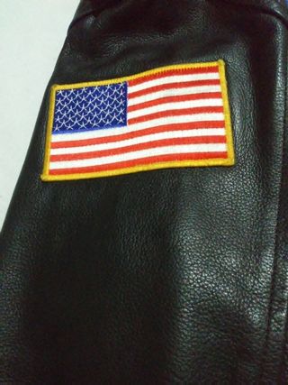 Chaqueta cuero River Road negra