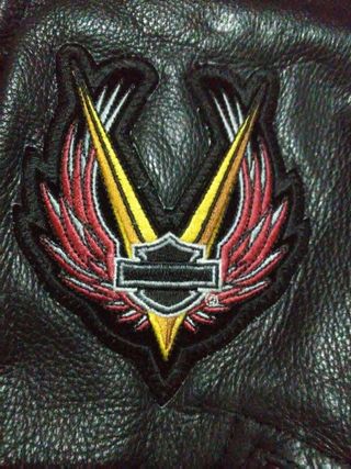 Chaqueta cuero River Road negra