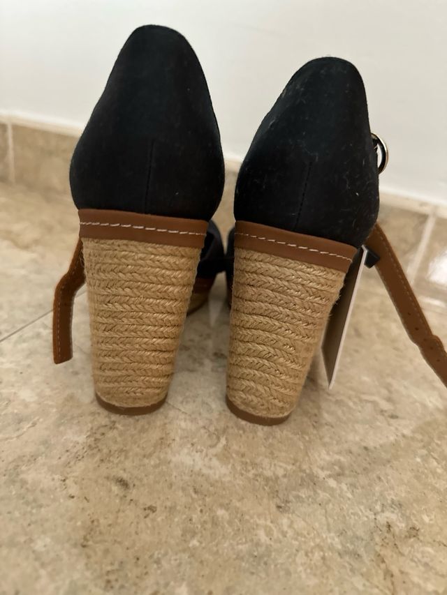 Cuñas Tommy Hilfiger azul marino