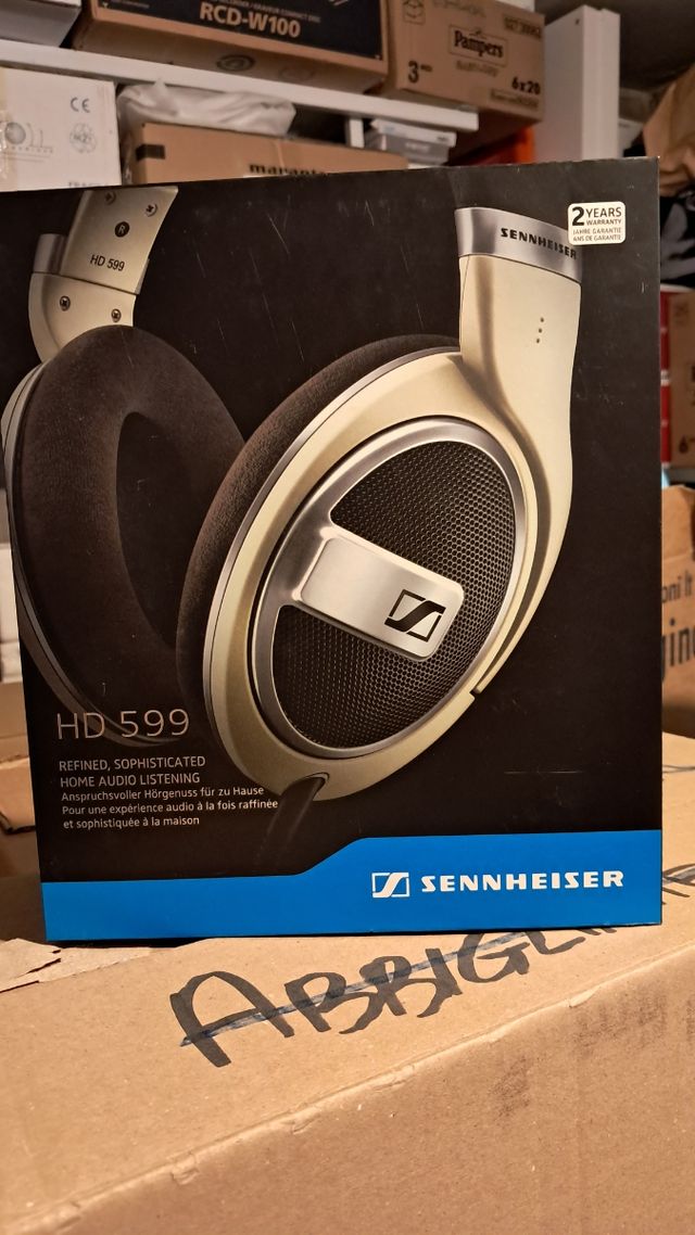 Sennheiser HD 599 - Cuffie Beige/Marrone
