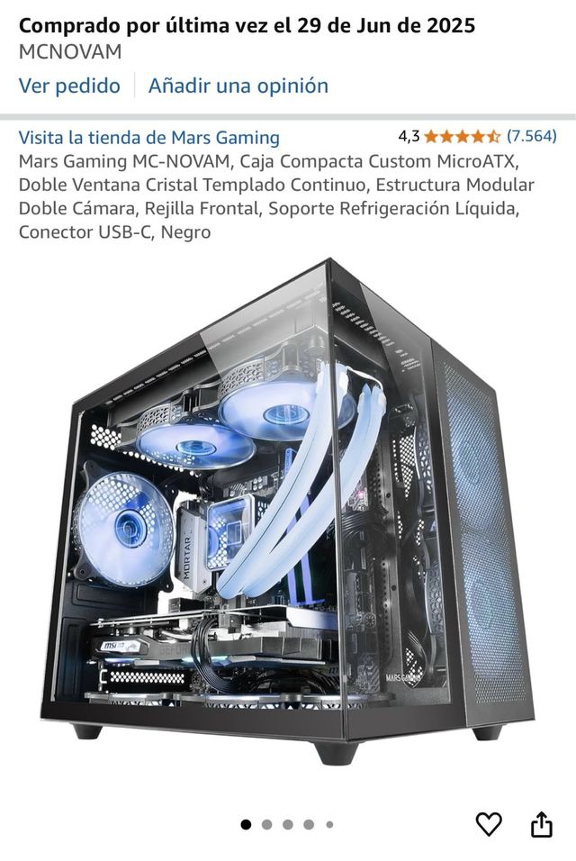 Mars Gaming MC-NOVAM: Gabinete Gamer