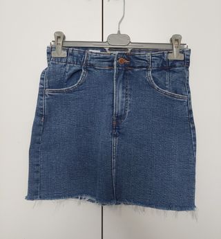 Minifalda vaquera Bershka