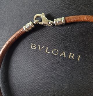 Collar Bulgari Tondo acero/Oro