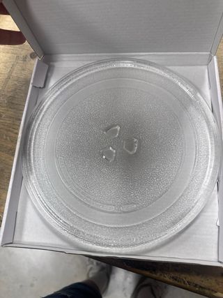 Plato cristal microondas 24,5cm