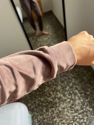 Chándal de terciopelo suave tipo peluche