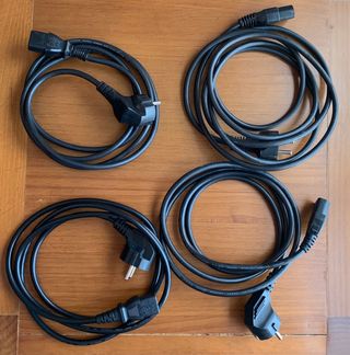 4 Cables IEC C13-Schuko