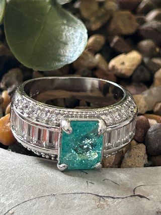 Anillo plata circonitas