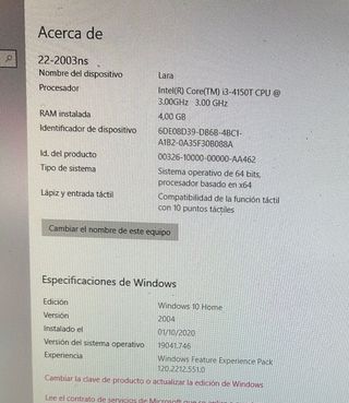 HP Ordenador de sobremesa
