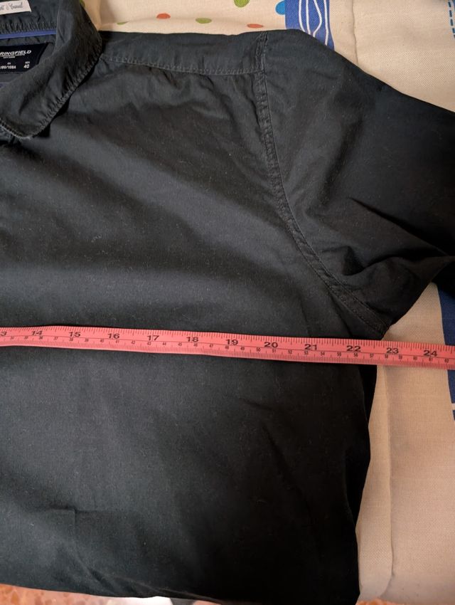 Camisa Springfield negra - Talla L