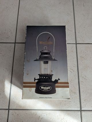 MiniLight - Lampada a batteria stile Vintage Nera