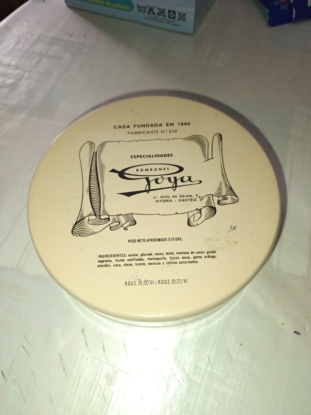 Lata Bombones Goya Antigua