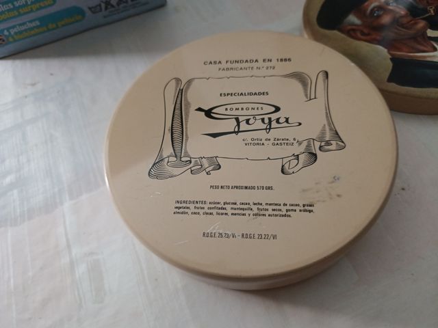 Lata Bombones Goya Antigua