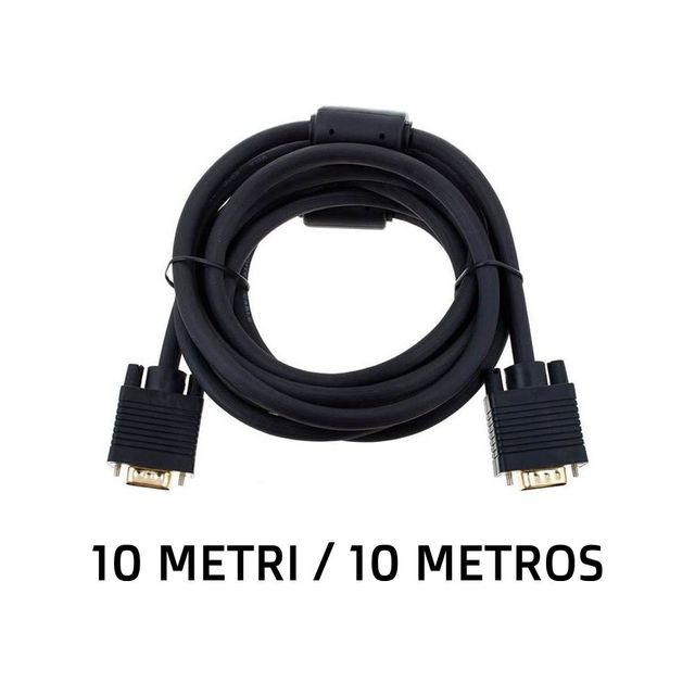 Cavo VGA 10m - Nero