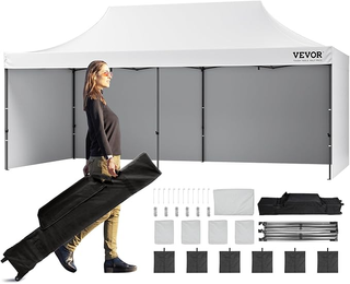 Gazebo Tenda Pop-up Pieghevole con Pareti Laterali