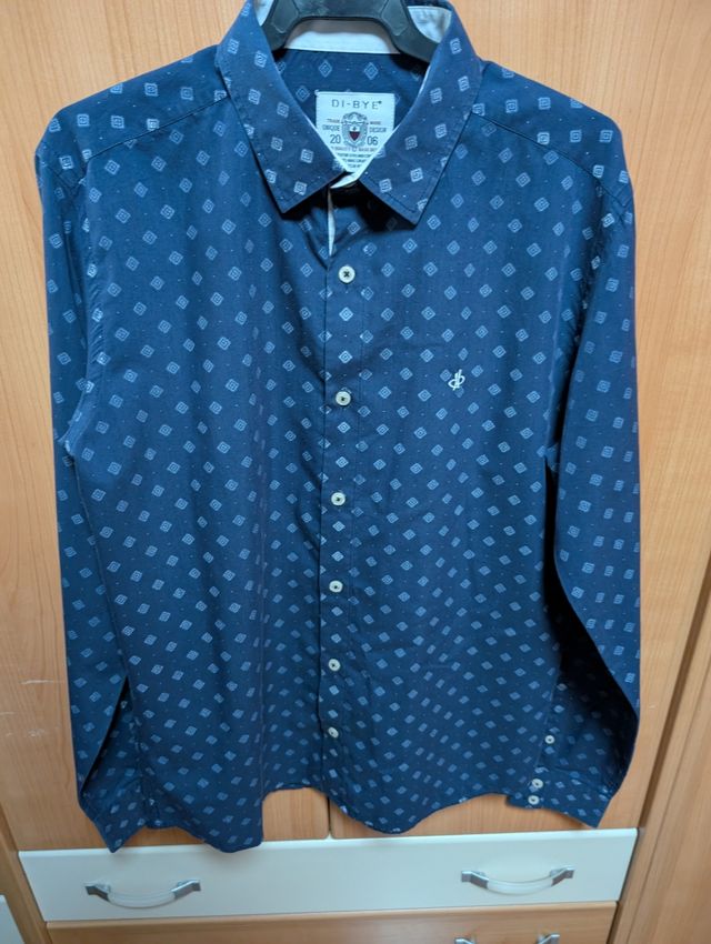 Camisa Di-Bye azul marino - Talla M