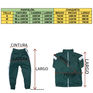 Traje Juego del Calamar - Talla S