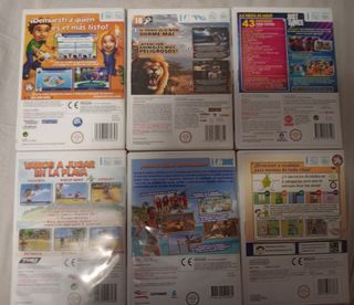 Wii Nintendo + juegos ( 5 euros ).
No lleva mandos