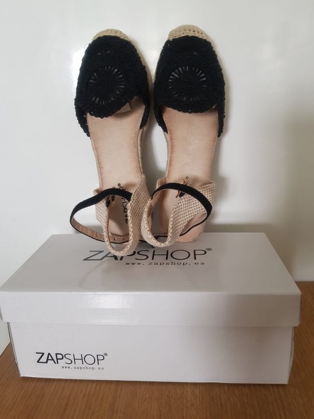 Alpargatas ZAPSHOP crochet talla 36