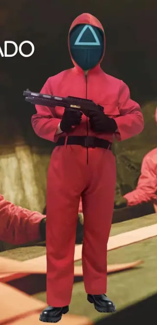 Disfraz Juego del Calamar Soldado Guardia Talla L