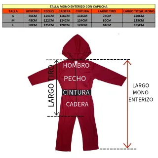 Disfraz Juego del Calamar Soldado Guardia Talla L