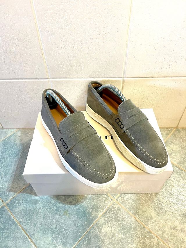 Mocassini in camoscio