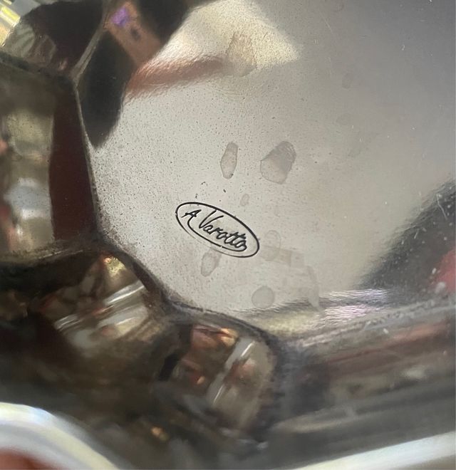 Ciotole peltro vintage - 2 pz