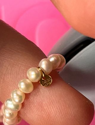 Anillo Tous oro G750 y perlas,p niña o adolescente
