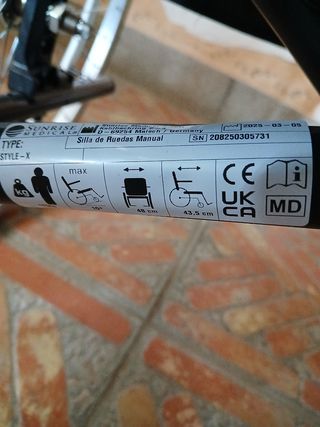 Silla de ruedas Breezy plegable