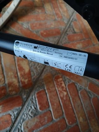 Silla de ruedas Breezy plegable